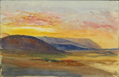 Der Berg Karmel im Herbst, Blick nach Westen bei Sonnenuntergang, 1872